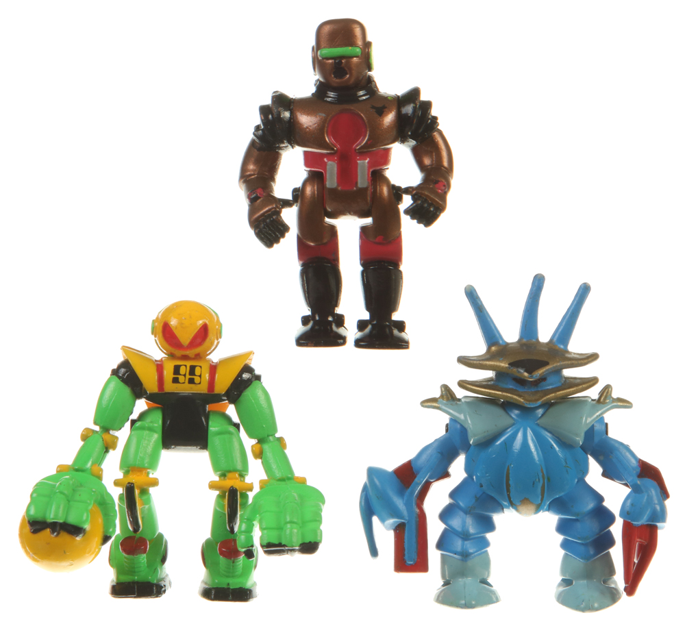 3-Packs Bladeroller, Emporon, Throid (Micro Machines, Zbots, VS