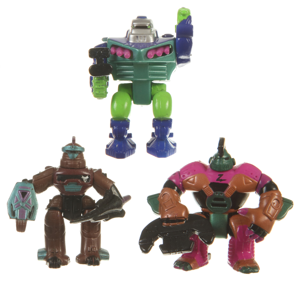 Shield & Sword Armr-All, Chestpainz, Lanzz (Micro Machines, Zbots