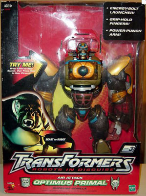 Super Class Air Attack Optimus Primal (Transformers, Robots in