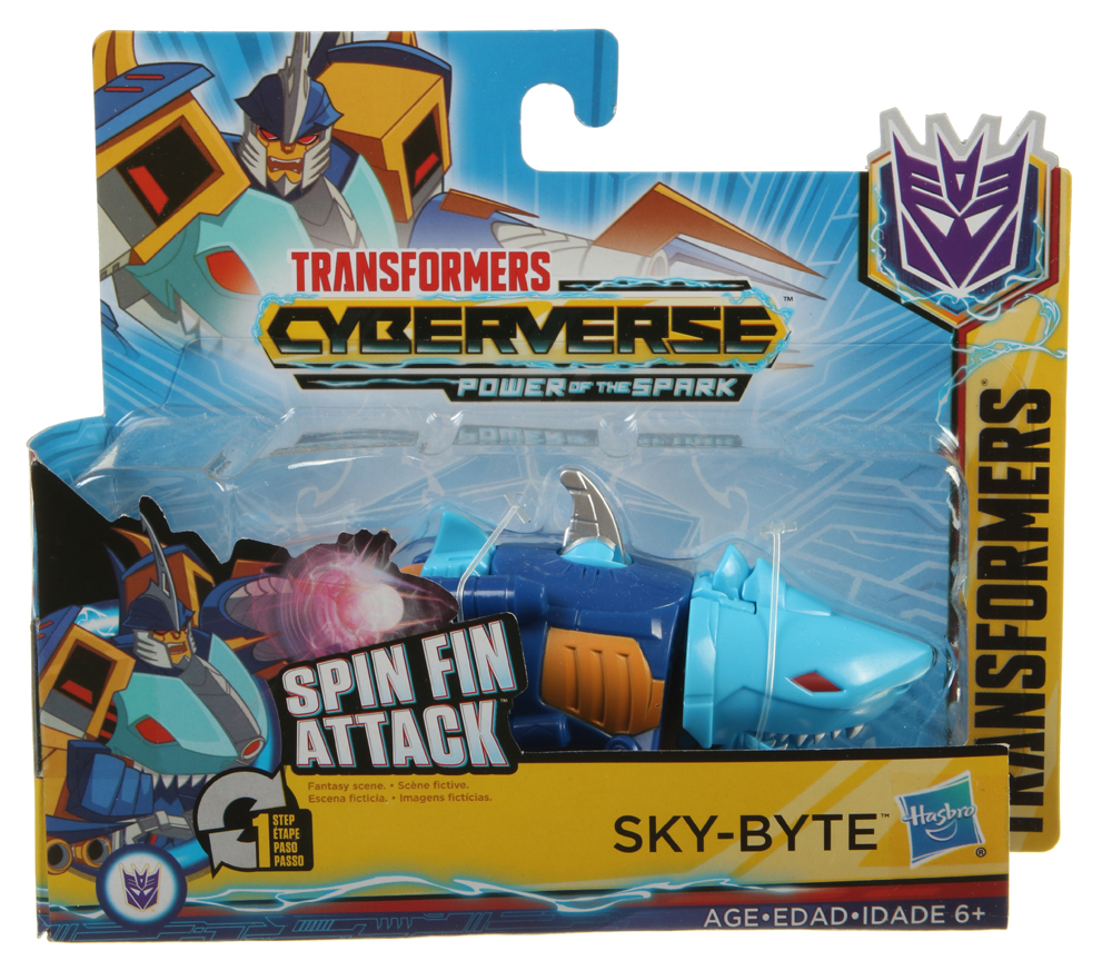 transformers cyberverse sky byte toy