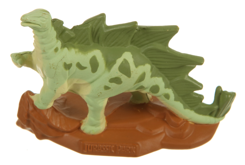 Small Scale Die-Cast Dilophosaurus and Stegosaurus (Jurassic Park