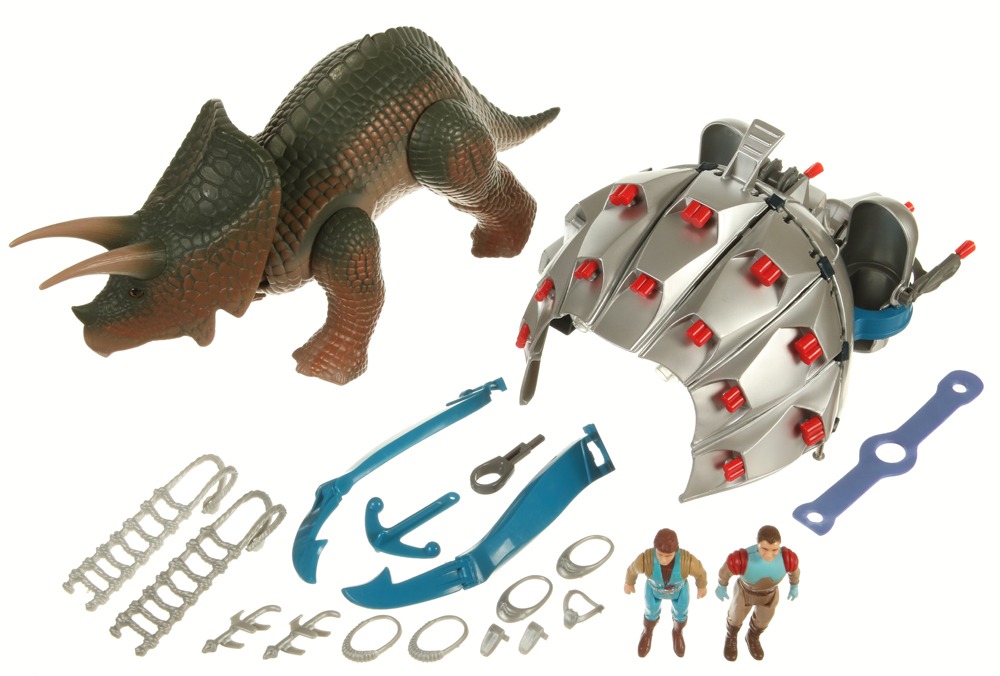 1/24 Scale Dinosaurs Torosaurus with Gunnur and Magnus (Dino