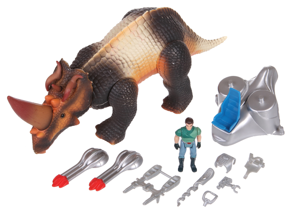 1/24 Scale Dinosaurs Pachyrhinosaurus with Atlas (Dino-Riders