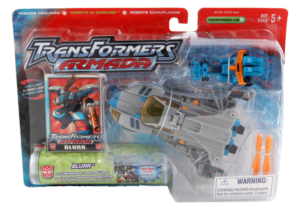 SuperCons Blurr with Incinerator (Transformers, Armada, Autobot)