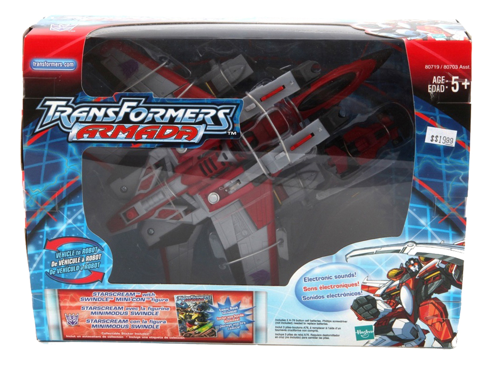 Transformers Armada Starscream with Swindle Mini-Con - Max-Con Transformers Armada Starscream with Swindle Mini-Con - Max-Con