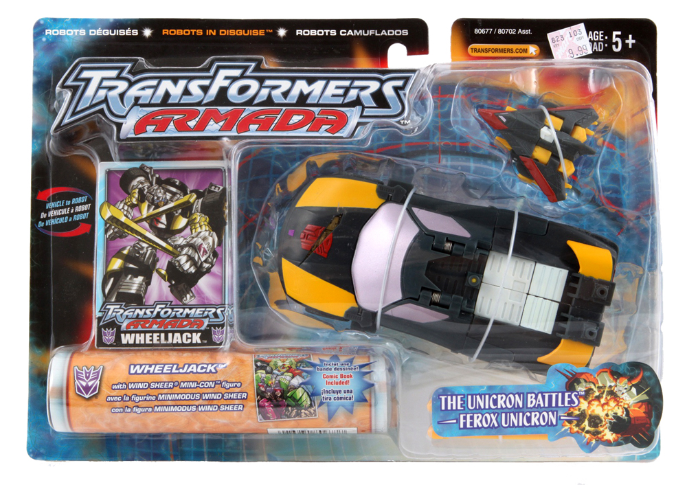 SuperCons Wheeljack with Wind Sheer (Transformers, Armada, Decepticon)