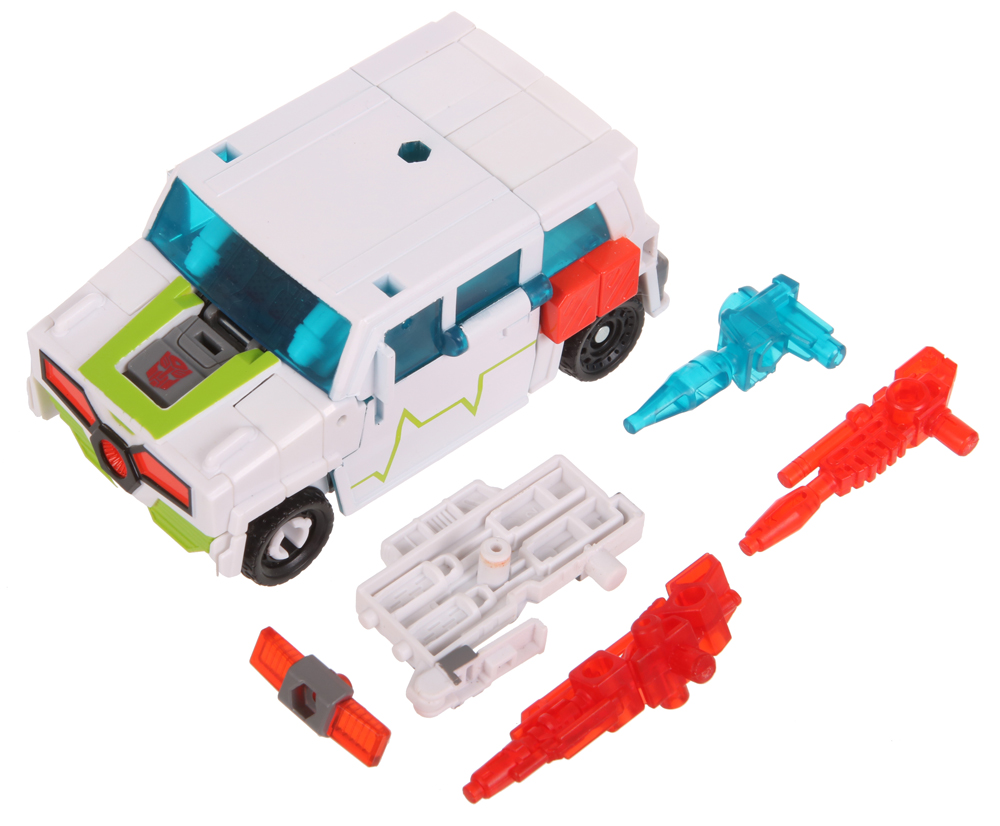 Hasbro Transformers Legacy Evolution Deluxe Autobot Medix Action Figure In Hand