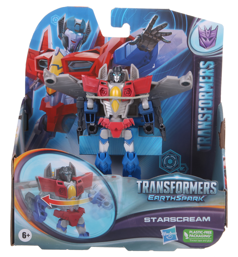 Transformers Earthspark Starscream - Warrior Transformers Earthspark Starscream - Warrior