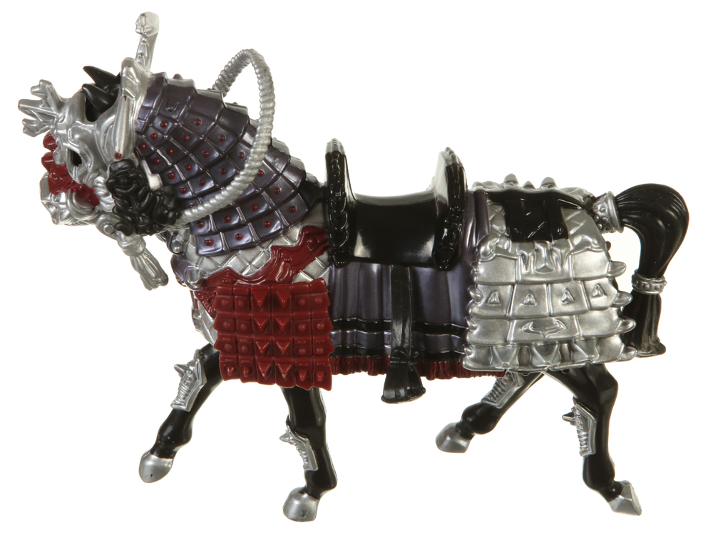 Vehicle and Driver Sets Samurai Evil War Horse with Castle Guard
