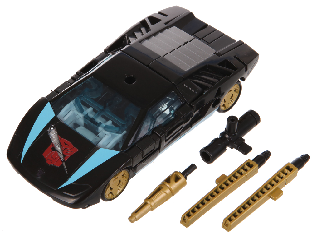 Figurine Transformers Generations Legacy – Armada Universe Wheeljack – Classe Deluxe – 14 Cm – Se Transforme En Voiture De Sport En 16 étapes