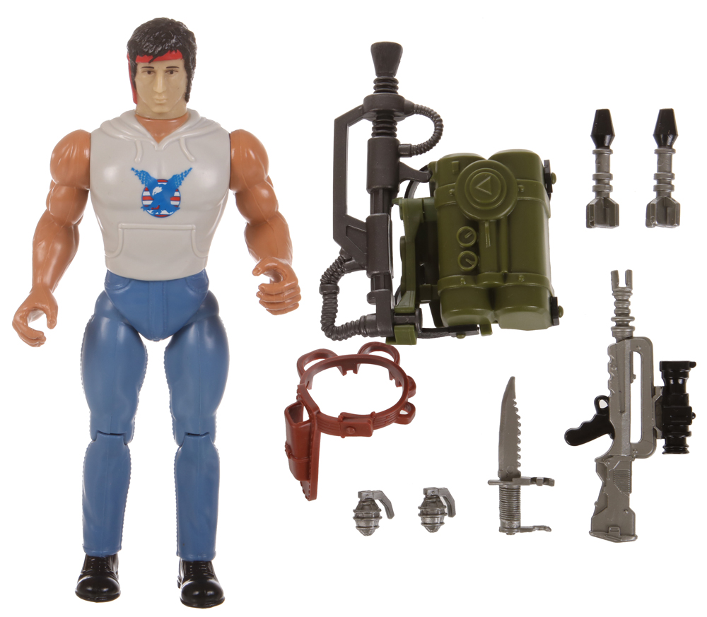 Firecracker Rambo Action Figures Fire-Power Rambo (Rambo, Coleco Rambo, Forces of Freedom ...