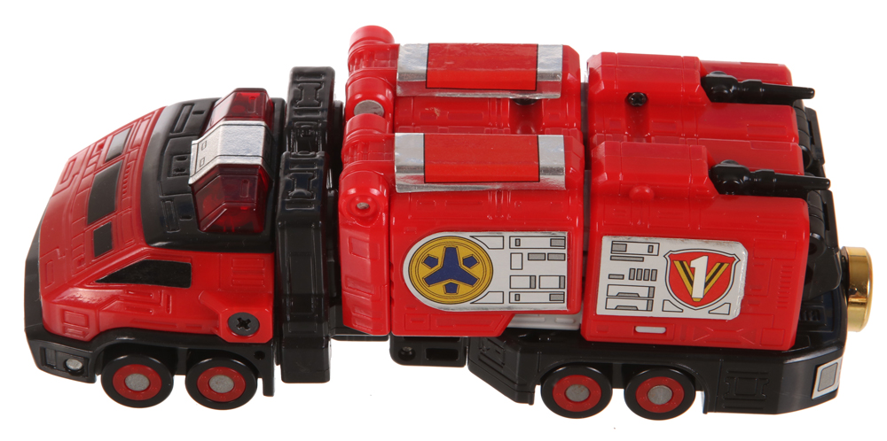 Pyro Rescue One Power Rangers Deluxe (DX) Lightspeed Megazord (Power Rangers, Lightspeed Rescue, Good ...