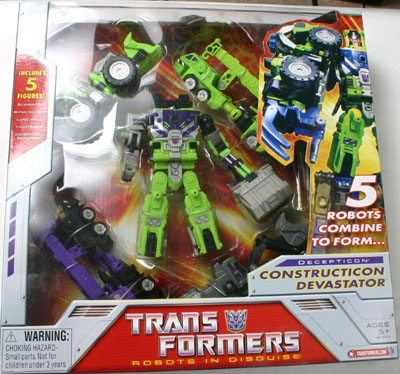 Combiners - Gift Set Only Constructicon Devastator (Transformers