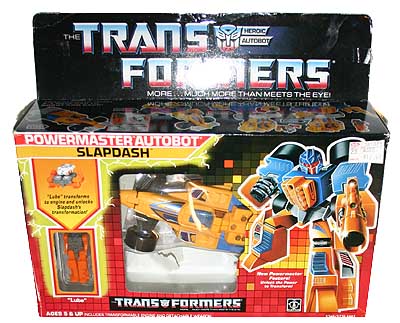 Slapdash Powermaster - 1988 Vintage G1 Transformers Formula-1 Action Figure  - Wheeljack's Lab