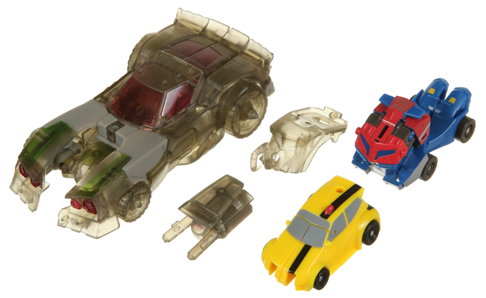 Gift Sets Stealth Lockdown with Bumblebee and Optimus Prime (Transformers, Animated, Autobot vs Decepticon) - Collector's Guide Toy Info Gift Sets Stealth Lockdown with Bumblebee and Optimus Prime (Transformers, Animated, Autobot vs Decepticon) - Collector's Guide Toy Info