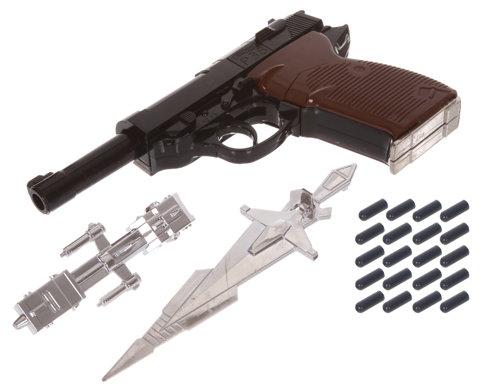 Gun Robo Walther P-38 Black Type (MC-12) (Microman