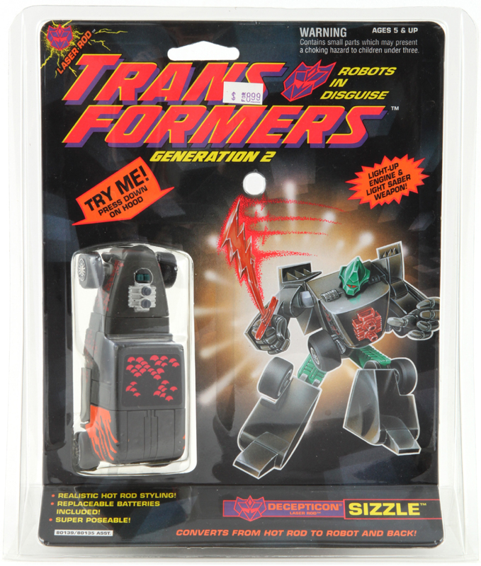 Laser Rods Sizzle (Transformers, G2, Decepticon)