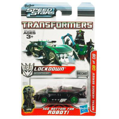 Transformers Speed Stars LOCKDOWN Metal Heroes Series NEW