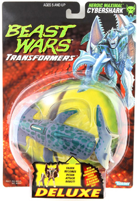 特撮 TransformersBEASTWARS ls2 CYBERSHARK Chuck's Reviews Transformers Beast Wars Reissue Cybershark
