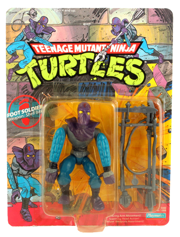 Basic Figures Foot Soldier Teenage Mutant Ninja Turtles TMNT Original Toyline Evil Transformerland Collector s Guide Toy Info