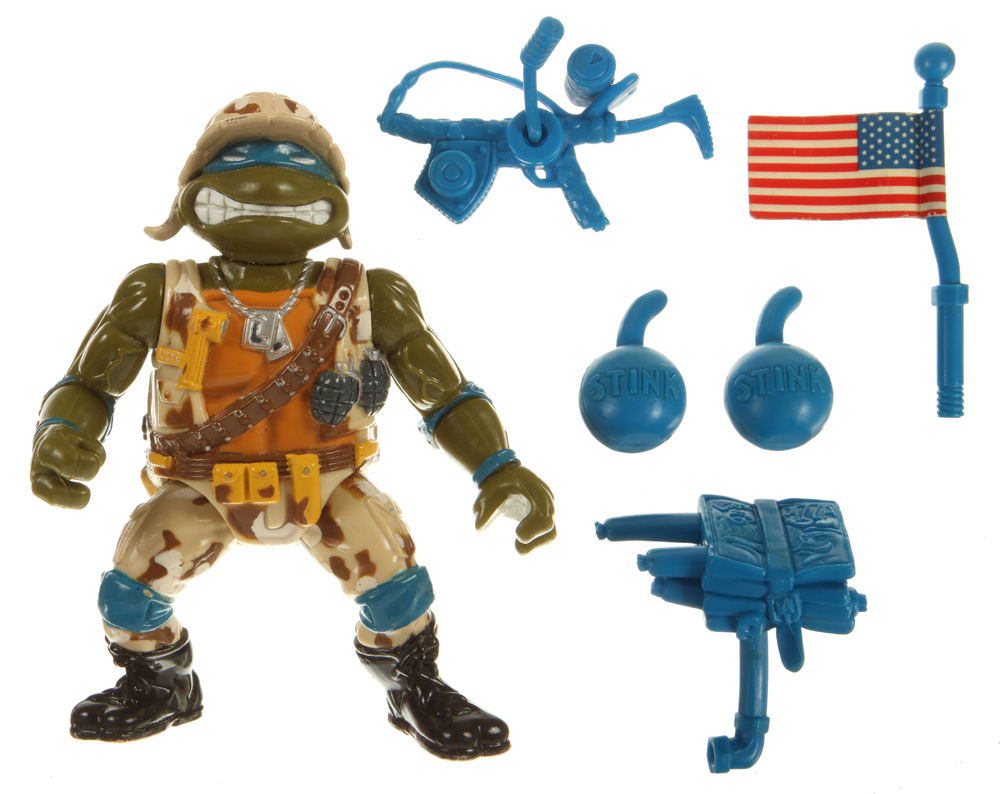 値引き中　タートルズ　Lieutenant Leo 1991 Teenage Mutant Ninja Turtles Lieutenant Leo Military