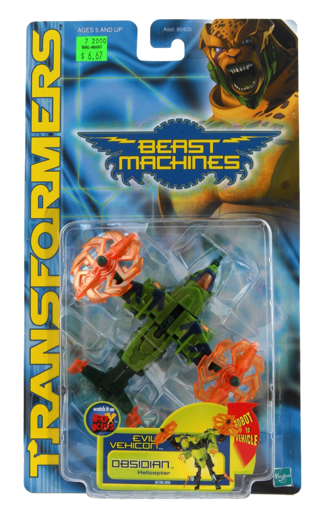 Basic Class Obsidian (Transformers, Beast Machines, Vehicon) Collector's