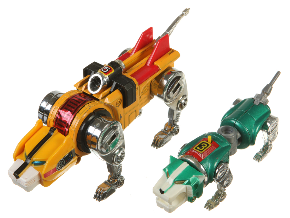 Lion Force (Voltron III, Matchbox) Voltron III Mighty Lion Robots Set