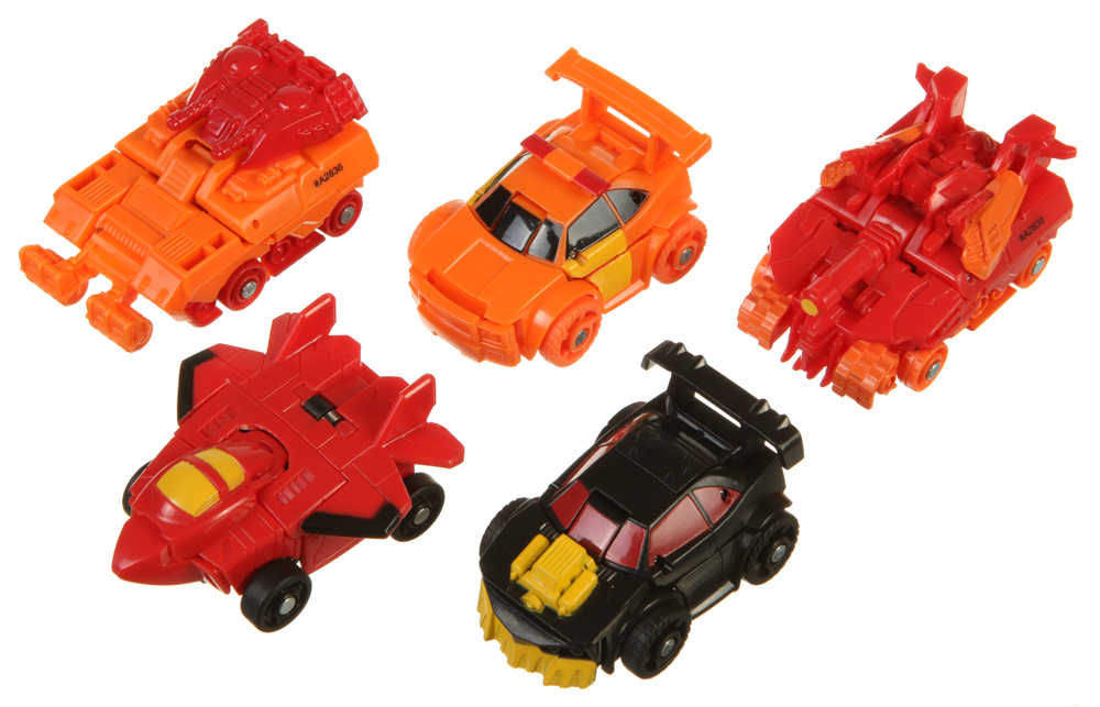 Team Packs Decepticon Fire Assault Team (T016, T017) (Transformers, Bot Shots, Decepticon