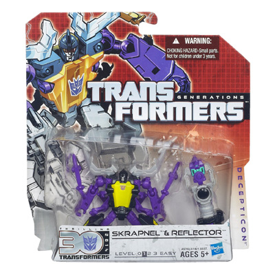 Legends Class Skrapnel & Reflector (Transformers, Generations