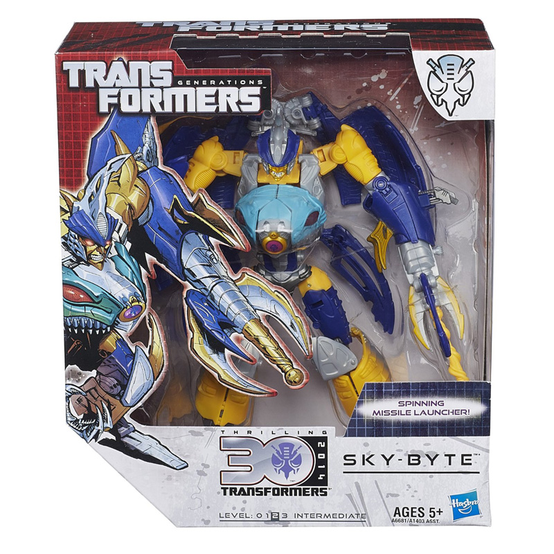 transformers cyberverse sky byte toy
