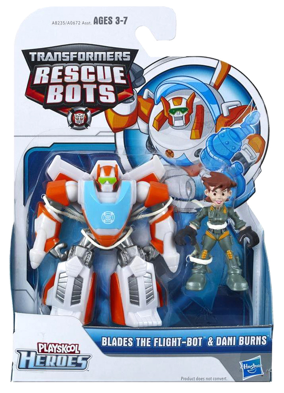Figure Packs Blades the FlightBot and Dani Burns (Transformers, Rescue