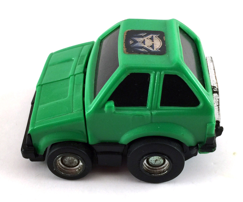 Mini Vehicles Sedan (green) (Transformers, G1 (Latin America), Optimus