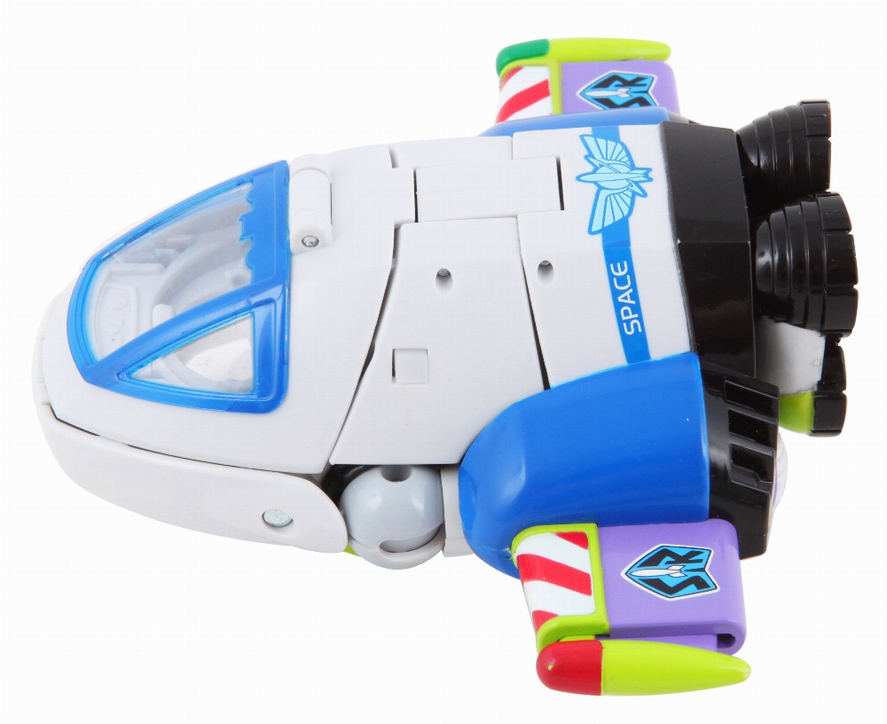 buzz lightyear spaceship sit in