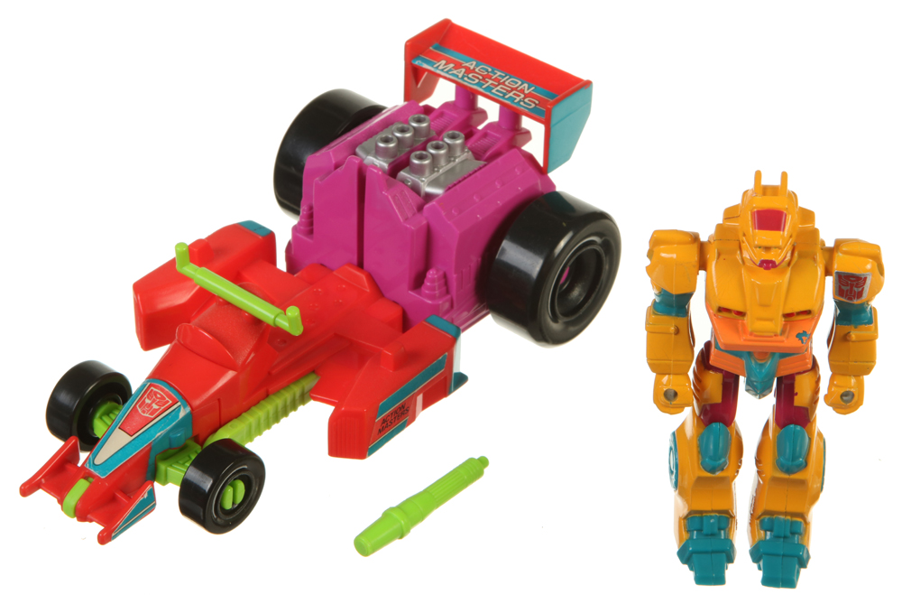 Action Master ExoSuits Supersonic Racing Car with Circuit