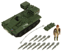 Picture of Wolverine Armored Missile Vehicle with Cover Girl