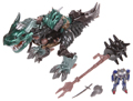 Picture of Dinoride Grimlock & Optimus Prime