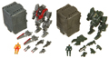 Picture of Powered System Maneuver Gamma (Cosmo Marines Ver.) & Delta Set (Aerial Tactics Unit Ver.) (DA-30) 