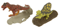 Picture of Tyrannosaurus and Dimetrodon
