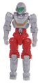 Dia-Naut (visor helmet, silver w/ red waist) Image