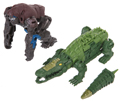 Picture of Optimus Primal and Skullcruncher