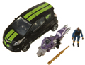 Picture of Autobot Skids and Elita-1 with Tech Sergeant Epps