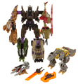 Picture of Grimlock vs Decepticon Bruticus