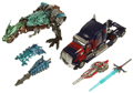 Picture of Leader Class Grimlock & Leader Class Optimus Prime