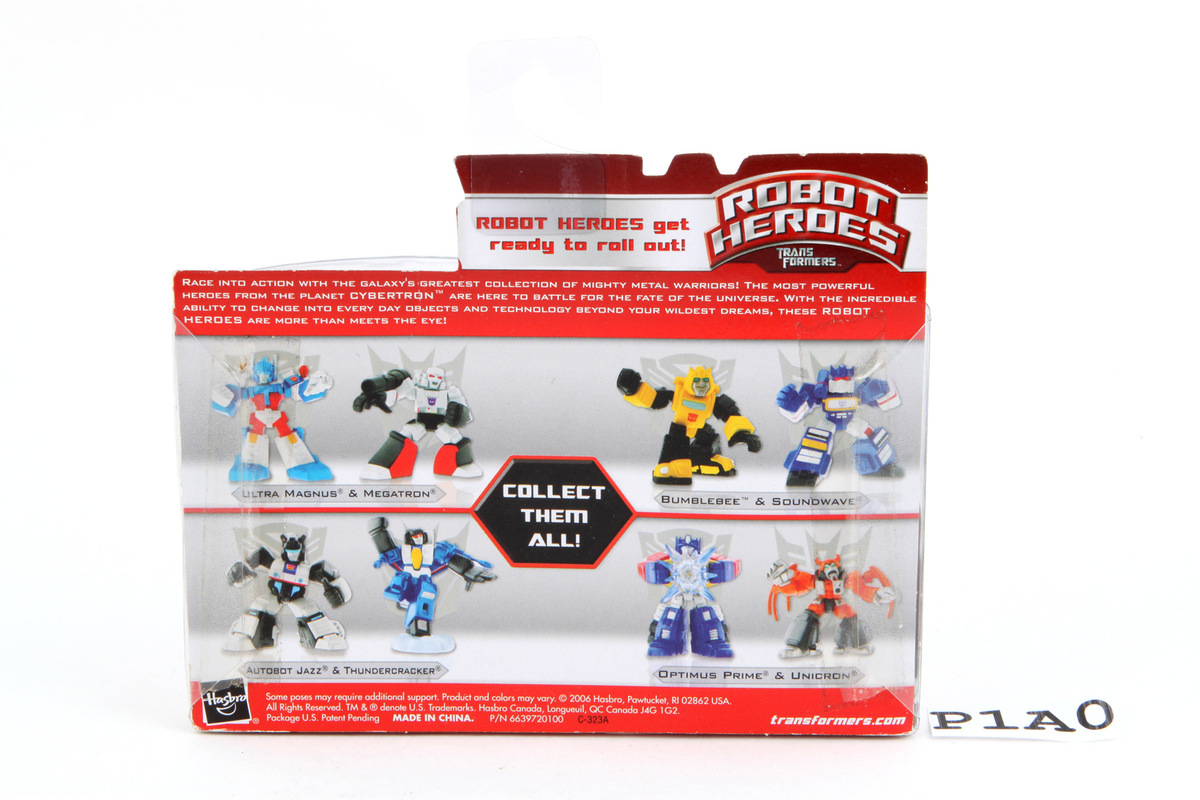 Transformers Robot Heroes Bumblebee Vs Soundwave - Set Di 2 Figure