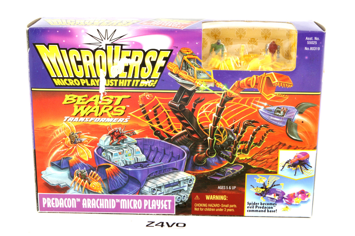 Transformers Beast Wars Predacon Arachnid Micro Playset (Yellow ...
