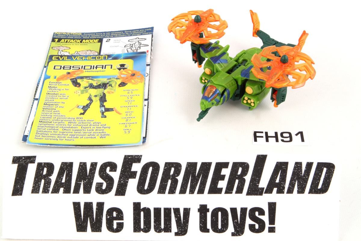 Transformers Beast Machines Obsidian Price [Basic Class]