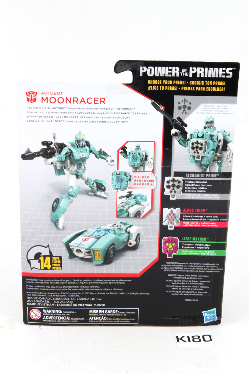 Transformers Generations - Power of the Primes Moonracer Price [Deluxe ...