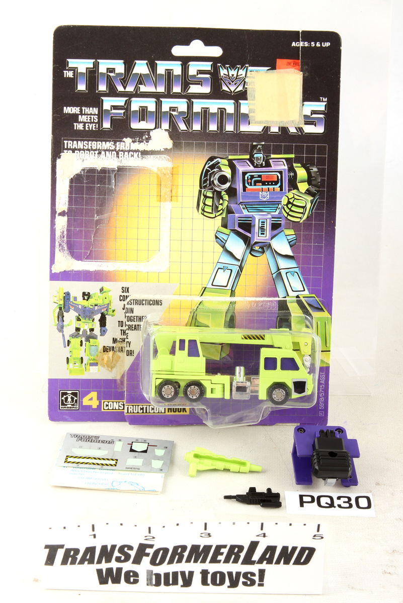 Packaged, not sealed Transformers® G1 Hook SKU 327756    - Largest selection & best prices on new used and vintage Transformers®  figures and toys