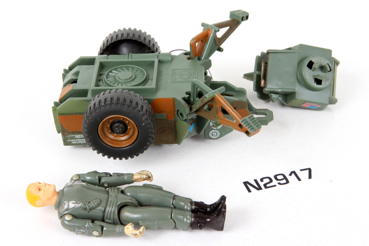 Complete G.I. Joe® A Real American Hero (ARAH) Vehicle and Driver
