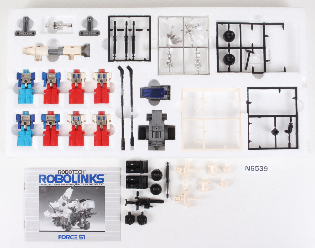 ROBOTECH ROBOLINKS FORCE51 Revell版85年箱付 Packaged, not sealed Macross / Robotech® Robolinks Construction